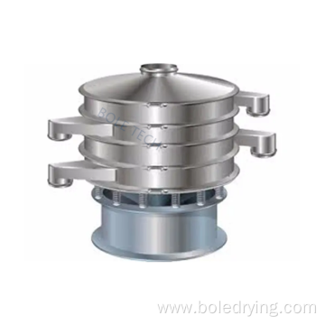 Rotary vibrating screen sieve for food industry